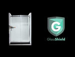 MAAX 138540-810-084-000 Halo Pro GS 44 ½-47 X 78 ¾ in. 8mm Sliding Shower Door for Alcove Installation with GlassShield® glass in Chrome