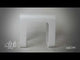 White Matte Solid Surface Resin Bathroom / Shower Stool