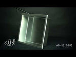 ALFI brand 12 x 12 Polished Stainless Steel Square Single Shelf Bath Shower Niche