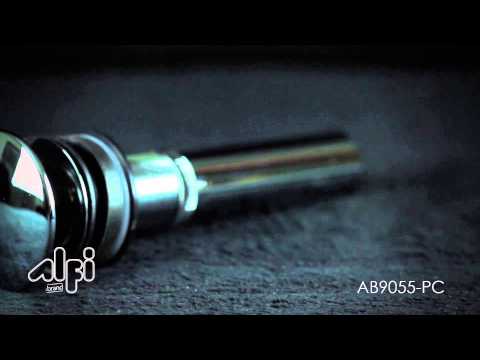 ALFI brand AB9055-PC Polished Chrome Pop Up Drain for Bathroom Sink without Overflow