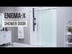 DreamLine Enigma-X 55-59 in. W x 62 in. H Clear Sliding Tub Door in Oil Rubbed Bronze