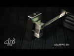 ALFI brand ABM8WS-BN 8"  Square Wall Mounted 5x Magnify Cosmetic Mirror