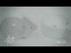 ALFI brand ABC121 White 17" Tiny Corner Wall Mounted Ceramic Sink with Faucet Hole