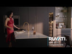 Ruvati 27 x 20 inch Drop-in Topmount Granite Composite Single Bowl Kitchen Sink - Arctic White - RVG1027WH