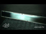 ALFI brand ABLD36B-PSS 36" Modern Polished Stainless Steel Linear Shower Drain with Solid Cover