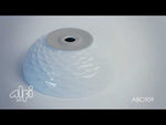 ALFI brand ABC909 White 17" Decorative Round Vessel Above Mount Ceramic Sink