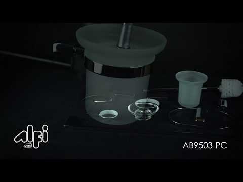 ALFI brand AB9503-PC Polished Chrome 6 Piece Matching Bathroom Accessory Set