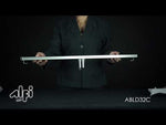 ALFI brand ABLD32C 32" Modern Stainless Steel Linear Shower Drain with Groove Holes