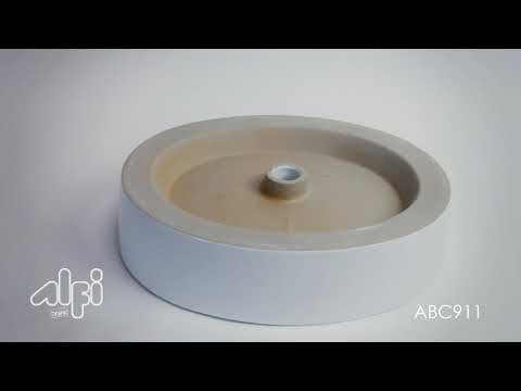 ALFI brand ABC911 White 22" Oval Above Mount Ceramic Sink