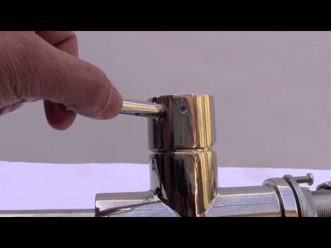 ALFI brand AB2028-PSS Solid Polished Stainless Steel Single Hole Pull Down Kitchen Faucet