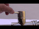 ALFI brand AB2028-PSS Solid Polished Stainless Steel Single Hole Pull Down Kitchen Faucet