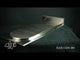 ALFI brand RAIN10SW-BN Brushed Nickel 10" Wall-Mounted Square Waterfall Rain Shower Head