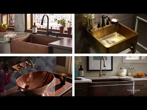 Thompson Traders Hammered Nickel Farley Bath Sink Uruapan BOU-1915BRN Nickel
(Hammered)