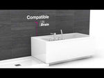 MAAX 410026-000-001-154 ModulR 6032 IF (Without Armrests) Acrylic Corner Right Right-Hand Drain Bathtub in White