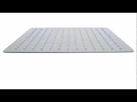 ALFI brand RAIN12S-PSS Solid Polished Stainless Steel 12" Square Ultra Thin Rain Shower Head