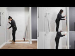 MAAX 135241-900-305-000 Connect 43 ½-45 x 72 in. 6mm Sliding Shower Door for Alcove Installation with Clear glass in Brushed Nickel