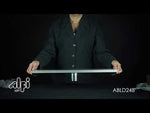 ALFI brand ABLD24B-BSS 24" Modern Brushed Stainless Steel Linear Shower Drain with Solid Cover