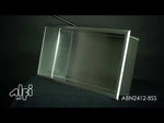 ALFI brand 24 x 12 Polished Stainless Steel Horizontal Single Shelf Bath Shower Niche