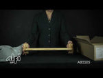 ALFI brand AB5505 24" Double Rack Wooden Towel Bar Bathroom Accessory