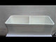 ALFI brand AB512-W White 32" Double Bowl Lip Apron Fireclay Farmhouse Kitchen Sink with 1 3/4" Lip