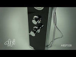 ALFI brand ABSP55B Black Glass Shower Panel with 2 Body Sprays and Rain Shower Head