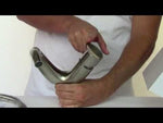 ALFI brand AB1572-BN Wave Brushed Nickel Single Lever Bathroom Faucet