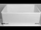 ALFI brand AB505-W White 26" Contemporary Smooth Apron Fireclay Farmhouse Kitchen Sink