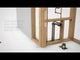 MAAX 107006-000-001 Allia SHR-3636 Acrylic Alcove Center Drain One-Piece Shower in White