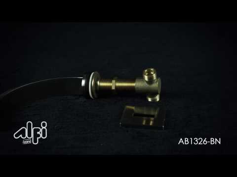 ALFI brand AB1326-BN Brushed Nickel Modern Widespread Bathroom Faucet
