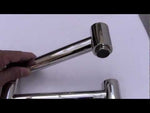 ALFI brand AB2038-PSS Solid Polished Stainless Steel Retractable Single Hole Kitchen Faucet