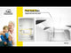 MAAX 107004-SR-000-001 ALLIA SHR-4834 Acrylic Alcove Center Drain Three-Piece Shower in White