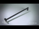 Black Matte 20" Round Wall Shower Arm