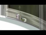 MAAX 137443-900-305-000 Radia Neo-round 32 x 32 x 71 ½ in. 6mm Sliding Shower Door for Corner Installation with Clear glass in Brushed Nickel