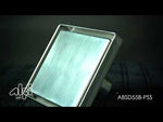 ALFI brand ABSD55B-BSS 5" x 5" Modern Square Polished Stainless Steel Shower Drain with Solid Cover