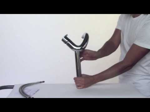 ALFI brand AB1570-PC Tall Wave Polished Chrome Single Lever Bathroom Faucet