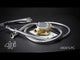 ALFI brand AB2475-PC Polished Chrome Single Hole Floor Mounted Tub Filler