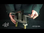 ALFI brand AB1020-BN Brushed Nickel Two-Handle 4'' Centerset Bathroom Faucet