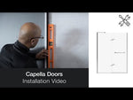 MAAX 139586-810-084-000 Capella 78 44-47 x 78 in. 8 mm Pivot Shower Door for Alcove Installation with GlassShield® glass in Chrome