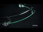 ALFI brand AB9546 Polished Chrome Corner Mounted Glass Shower Shelf Bathroom Accessory