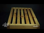ALFI brand AB4409 4" Modern Wooden Stepping Stool  Multi-Purpose Accessory