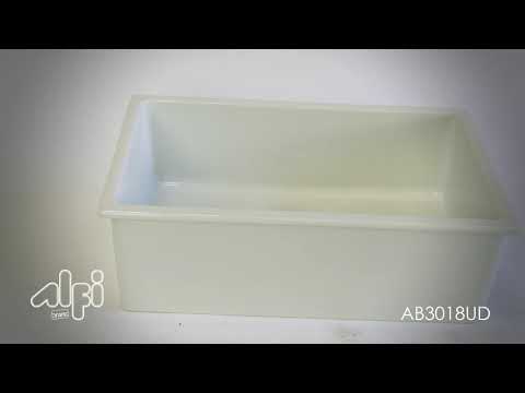 ALFI brand AB3018UD-W 30" White Undermount / Drop In Fireclay Kitchen Sink
