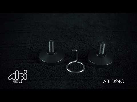 ALFI brand ABLD24C 24" Long Modern Stainless Steel Linear Shower Drain with Groove Holes