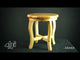 ALFI brand AB4406 11" Cedar Wood Round  Stool Multi-Purpose Accessory