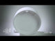 15" Round White Matte Solid Surface Resin Sink