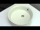 EAGO BA129  16" ROUND CERAMIC ABOVE MOUNT BATHROOM BASIN VESSEL SINK