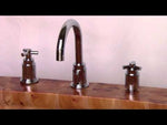 ALFI brand AB1136 61" Free Standing Cedar Wooden Bathtub with Chrome Tub Filler