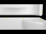 MAAX 145036-000-002-095 KDS 3060 AcrylX Alcove Left-Hand Drain Four-Piece Shower in White