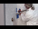 Swanstone SQMK96-3662 36 x 62 x 96 Swanstone Square Tile Glue up Shower Wall Kit in Bermuda Sand SQMK963662.040