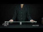 ALFI brand ABLD32D 32" Modern Stainless Steel Linear Shower Drain with Groove Lines