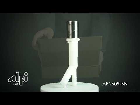 ALFI brand AB2609-BN Brushed Nickel Air Gap Cover and Tube for Dishwasher